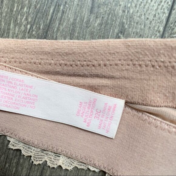 Victoria’s Secret Dream Angels Multi Way Bra Nude Strapless Size 32C - Picture 8 of 13